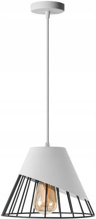 Toolight Lampa App228 Biała Sufitowa Wisząca Loft Metalowa (Osw00888)