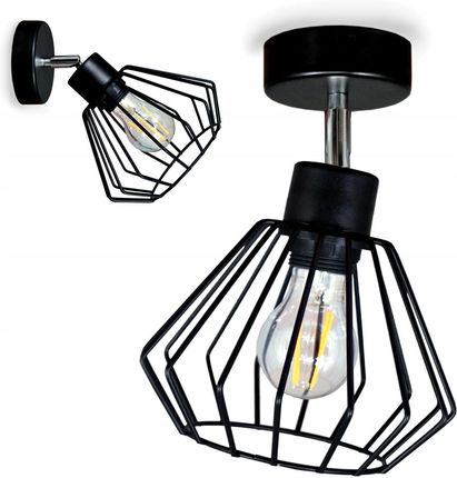Light Lampa Sufitowa Plafon Żyrandol Loft Brylant Drut 1 (724P1)