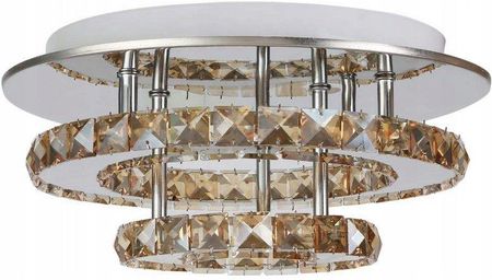Toolight Lampa Sufitowa Żyrandol Kryształ Plafon Glamur Led (Osw65009)