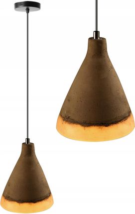 Toolight Lampa Sufitowa Wisząca Betonowa Loft Oryginalna (Osw00616)