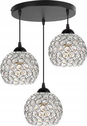 Light Home Lampa Sufitowa Wisząca Nowoczesna Żyrandol Chrom (Crystal22203Cow)