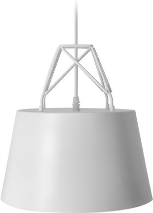 Toolight Lampa Sufitowa Wisząca Loft Metalowa Biały (Osw00553)