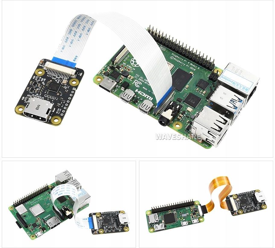 Dla Raspberry Mikrokontroler Waveshare HDMI TO CSI ADAPTER DLA RASPBERRY PI (SKU19137 ...