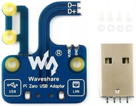 Waveshare ADAPTER USB-A DLA RASPBERRY PI SERII ZERO (PIZEROUSBADAPTERWAVESHARE15641)