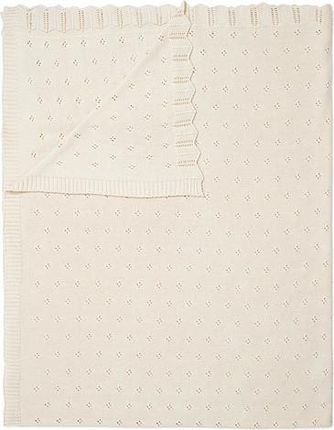 Essenza Koc Knitted Ajour 130X170cm Biały 132911