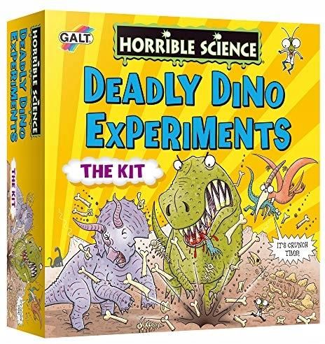 Galt Horrible Science - Deadly Dino Experiments: Kit Scientifico Con 8 Esperimenti Sui Dinosauri Per Bambini Da 8 Anni In Su - 2