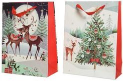 Zdjęcie Torebka na prezenty papierowa świąteczna 42 cm - Kielce