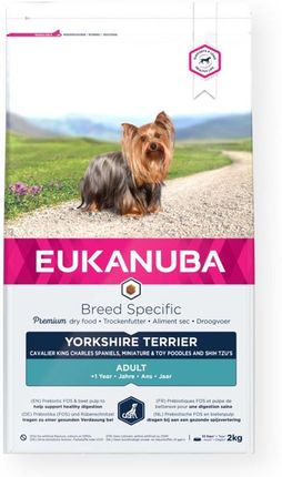 Eukanuba Breed Specific Sucha karma dla dorosłych psów rasy Yorkshire terrier 2kg