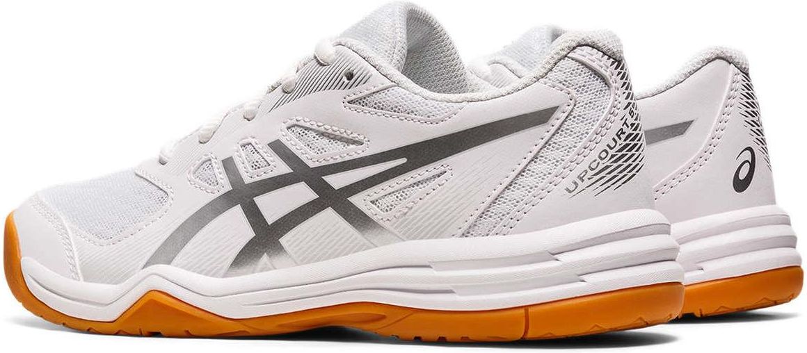 Asics Buty Upcourt 5 Gs White Pure Silver 2088521 - zdjęcie 3 Asics Buty Upcourt 5 Gs White Pure Silver 2088521