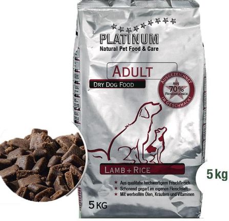 Platinum Adult Lamb+Rice Jagnięcina 70% Mięs 5Kg