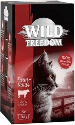 Wild Freedom Karma Dla Kota Kura I Wołowina 6X70G