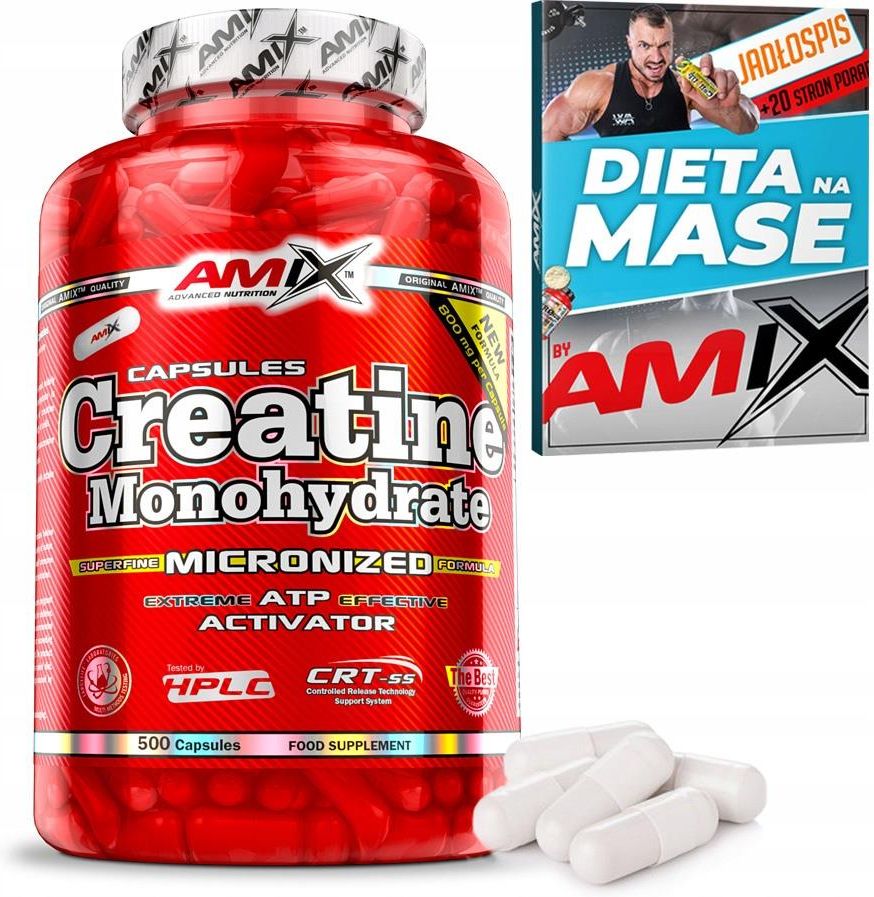 Amix Advanced Nutrition Creatine Monohydrate 500caps Dieta Ceny I Opinie Ceneopl 8909