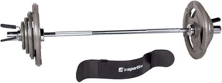 Insportline Zestaw Olimpijski Gryf + Obciążenia Biceps Hamerton 120cm 50mm 45kg 5022Hamertonset