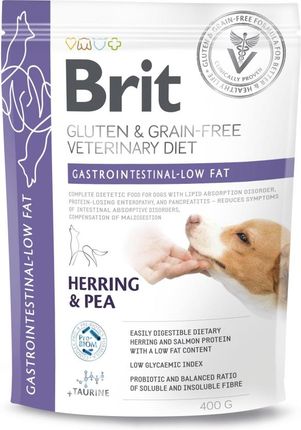 Brit Veterinary Dog Grain Free Gastrointestinal Low Fat 400G