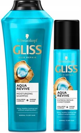 Gliss Aqua Revive Szampon Odżywka Do Włosów