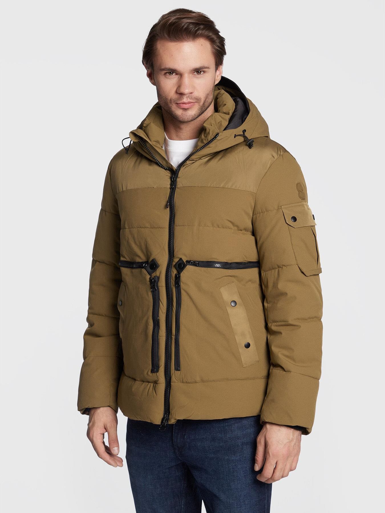 S.Oliver Kurtka puchowa 2116271 Brązowy Regular Fit - Ceny i