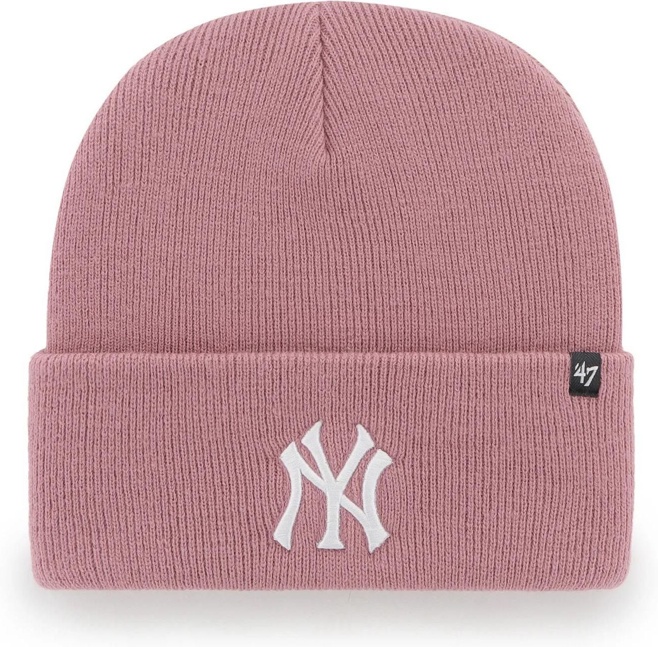 Damska Czapka Zimowa Mlb New York Yankees Haymaker Cuff Knit B Hymkr Ace Qca Fioletowy