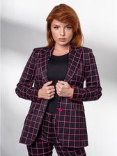 Zdjęcie Czarna marynarka w fuksjową kratę - Puck