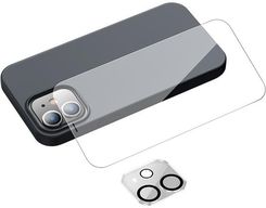 Baseus Etui Ze Szkłem Hartowanym Do Ekranu I Aparatu Do Iphone 12