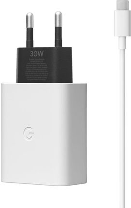 Google GA02275 30W Charger + Kabel USB-C Biały