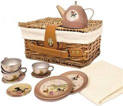 Zabawka Egmont Toys Zestaw Herbaciany W Wiklinowym Koszu Muzykanci Z Bremy