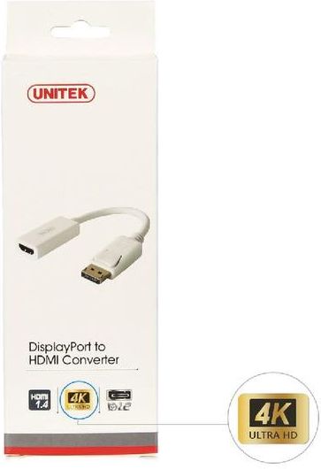 Unitek Red Adapter 4K Displayport Hdmi Display Pc Apple - Opinie i ceny ...