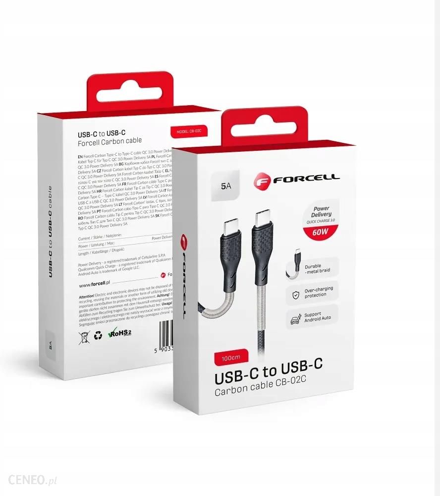 Kabel Ugreen USB-A USB-C, QC 3.0, Android Auto - Sklep, Opinie