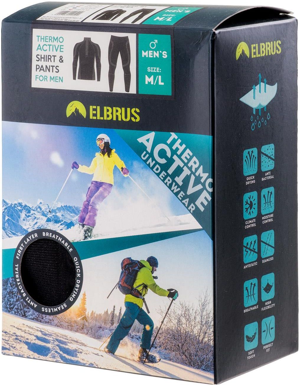 ELBRUS Elbrus RADIAV BOTTOM - Mallas térmicas mujer black