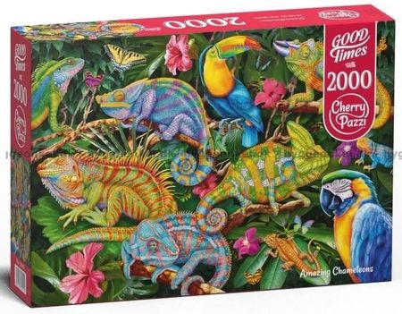 Cherry Pazzi Puzzle 2000El. Amazing Chameleons Niesamowite Kameleony
