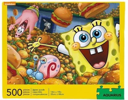 Aquarius Puzzle 500El. Spongebob Squarepants Krabby Patties
