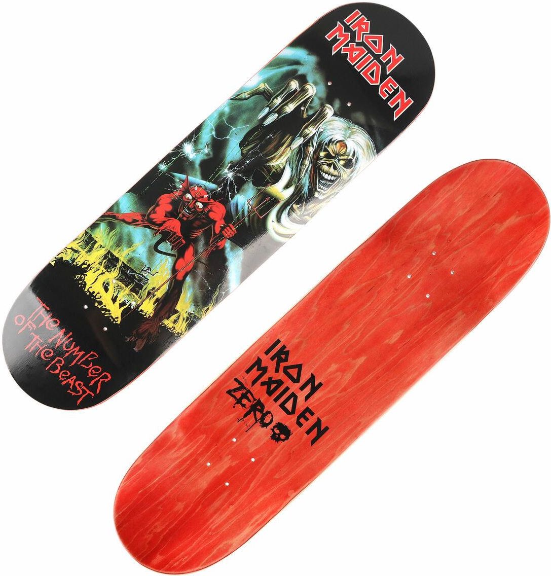 Zero Skateboard X Iron Maiden The Number Of Beast Orange 60037825