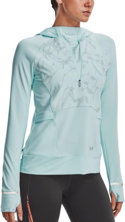 Women's training jacket UNDER ARMOUR-UA OutRun the Cold Hooded  HZ-BLK-1373206-001