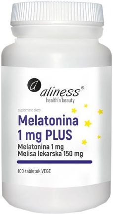 Kapsułki Aliness Melatonina 1 mg Plus 100szt.