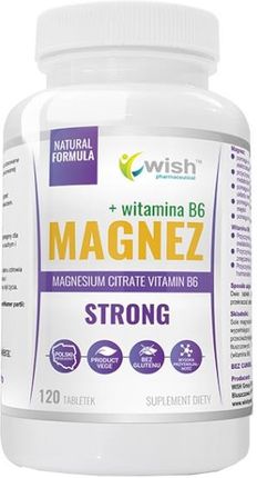 WISH Magnez Strong + Witamina B6 Forte 120tabl