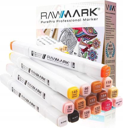 Rawmark Pro Markery Alkoholowe Purepro 16 Kolorów Skin (RM_PP16ST)