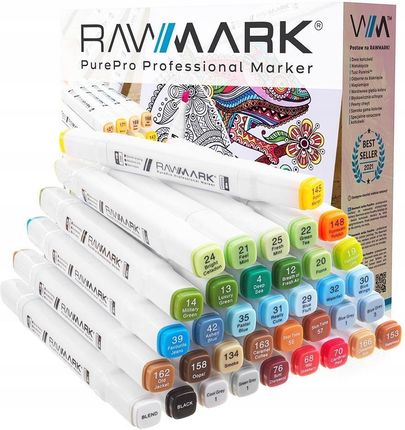 Rawmark Pro Markery Alkoholowe Purepro 36 Kolorów (PROMARKERYDOKRAJOBRAZU)