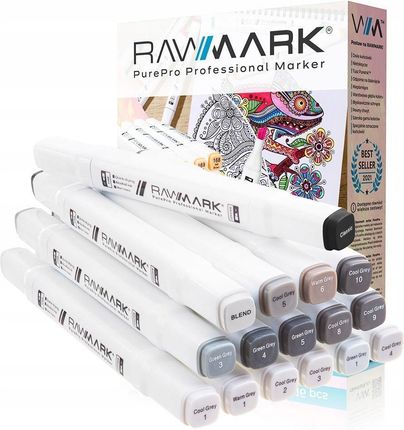 Rawmark Pro Markery Alkoholowe Purepro 16 Grey Tones (RM_PP16GT)