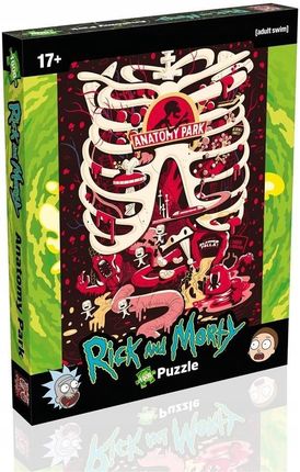 Winning Moves Puzzle 1000 Rick And Morty Anatomy Park