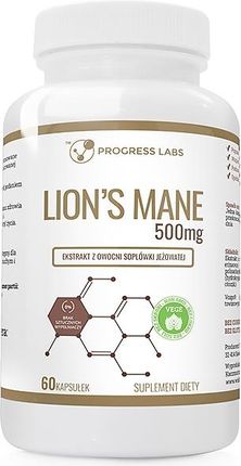 Progress Labs Lion's Mane 500mg 60kaps