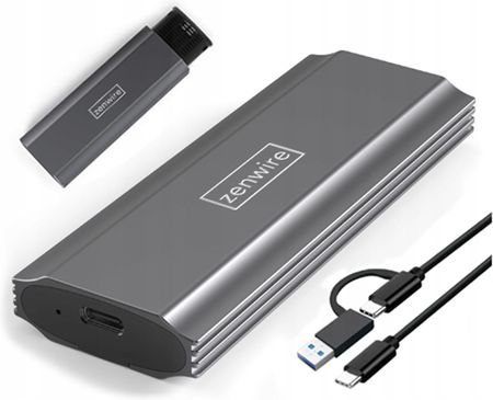 Obudowa na dysk SSD NVME kieszeń adapter SATA PCIe M.2 COMBO USB 3.0 USB-C 3.1 M2