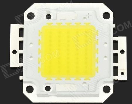 Dioda LED moduł COB 70W do halogena biała zimna (ok 6000k) + pasta