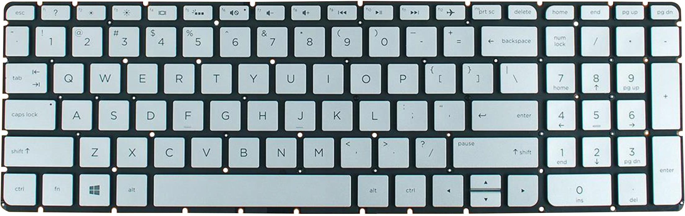 Podzespoły do laptopa INNA KLAWIATURA HP 15AB 15AB PODŚWIETLANA LED