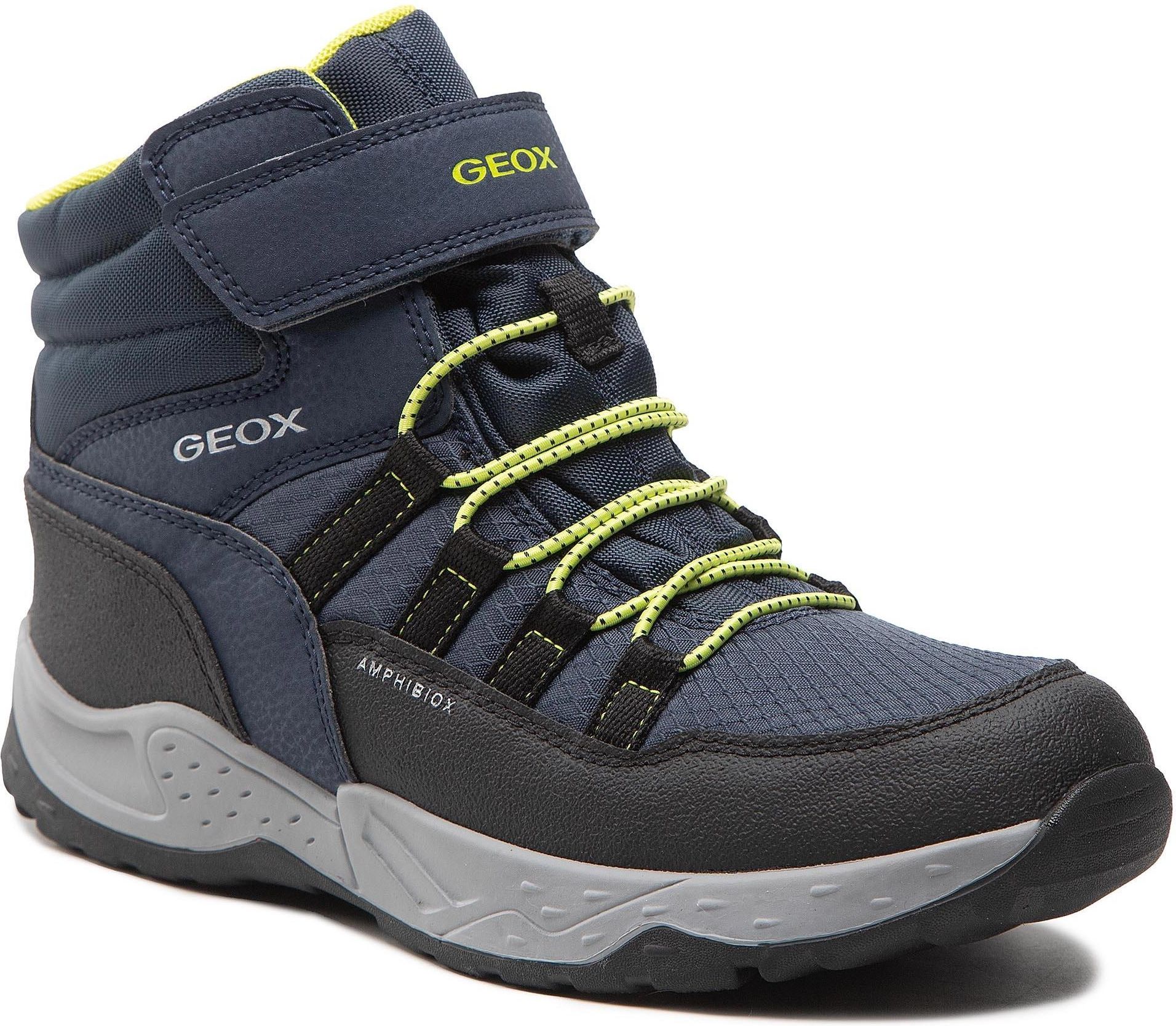 Trzewiki Geox - J Sentiero B.B Abx C J26FSC 0FUCE C0479 D Navy/Lime ...