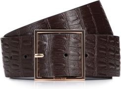 Zdjęcie Damski pasek ze skóry croco szeroki - Warszawa