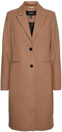 Vero Moda Curve Płaszcz wełniany Blaza 10276365 Brązowy Regular