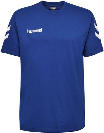 HUMMEL Koszulka sportowa z krótkim rękawem męska Hummel hmlGO cotton Biały, Niebieski