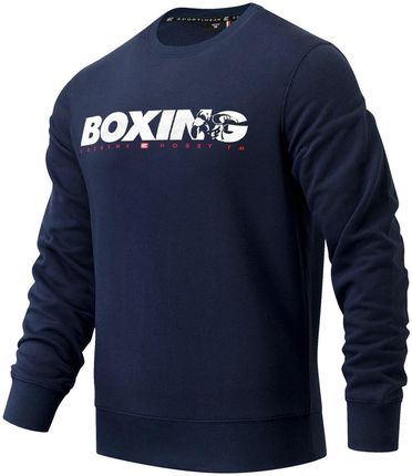 EXTREME HOBBY Bluza sportowa męska Extreme Hobby Bold Boxing Niebieski