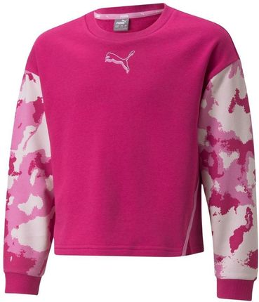 Puma Bluza Treningowa Dla Dzieci Alpha Hoodie Różowy