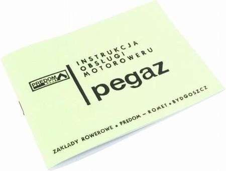 Made In Poland Instrukcja Obsługi Romet Pegaz Pl (Ked030)