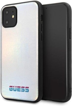 Guess Etui Guhcn65Bld Apple Iphone 11 Pro Max Srebrny/Silver Hard Case Iridescent